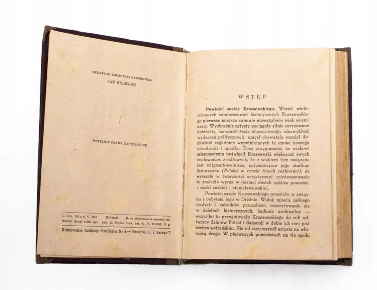 STARA KSIĄŻKA BRUHL 1951