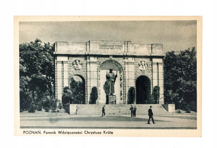 POZNAŃ - POMNIK WDZIĘCZNOŚCI CHRYSTUSA KRÓLA II RP