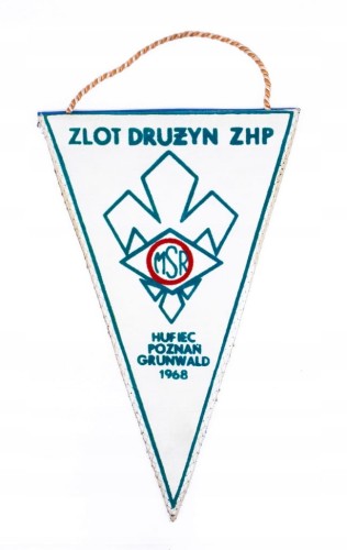 STARY PROPORCZYK ZLOT DRUŻYN ZHP, MSR, HUFIEZ POZNAŃ GRUNWALD 1968