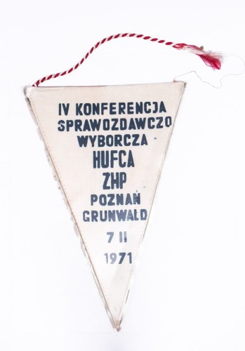 STARY PROPORCZYK IV KONFERENCJA HUFCA ZHP POZNAŃ GRUNWALD 1971