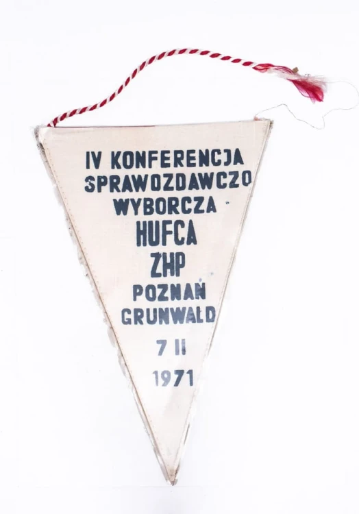 STARY PROPORCZYK IV KONFERENCJA HUFCA ZHP POZNAŃ GRUNWALD 1971