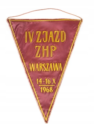 STARY PROPORCZYK IV ZJAZD ZHP WARSZAWA 1968