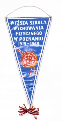 STARY PROPORCZYK 50 LAT WYŻSZEJ SZKOŁY WYCHOWANIA FIZYCZNEGO POZNAŃ 1969