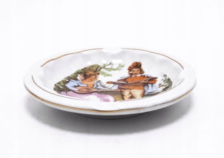 STARA PORCELANOWA POPIELNICZKA