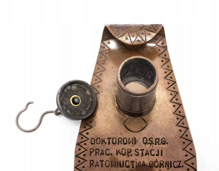 PLAKIETA PAMIĄTKOWA STACJA RATOWNICTWA GÓRNICZEGO VIKCTORIA, WAŁBRZYCH 1969
