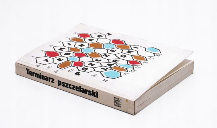 STARA KSIĄŻKA TERMINARZ PSZCZELARSKI 1989