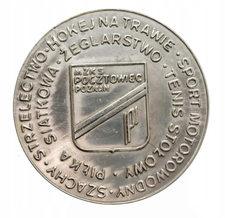 MEDAL 50 LAT MZKS POCZTOWIEC POZNAŃ 1982