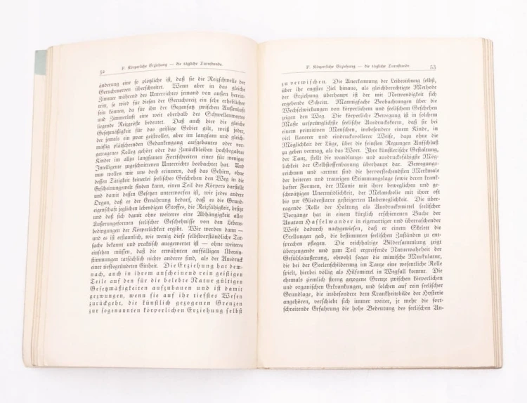 STARA KSIĄŻKA DIE TAGLICHE TURNSTUNDE 1926