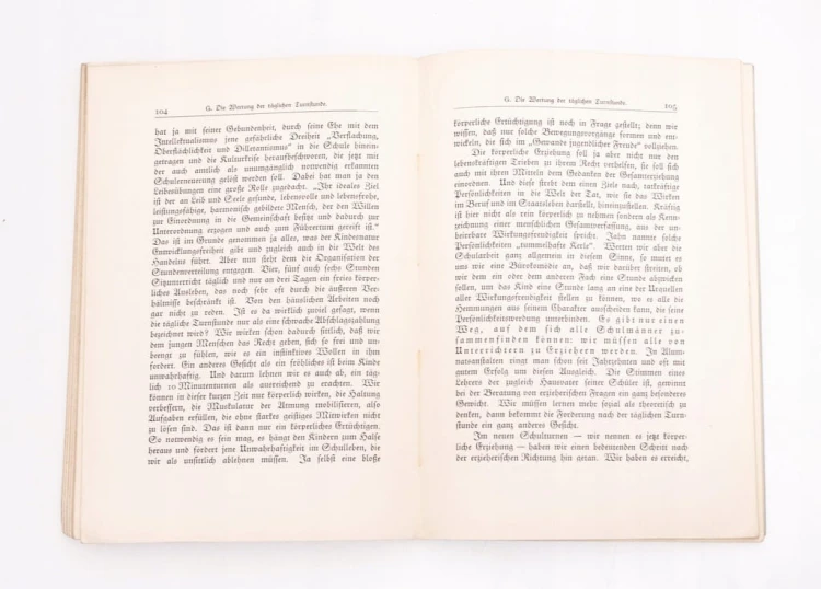 STARA KSIĄŻKA DIE TAGLICHE TURNSTUNDE 1926