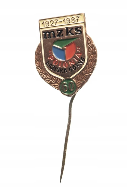 ODZNAKA WPINKA 60 LAT MZKS POLONIA ŁAZISKA GÓRNE