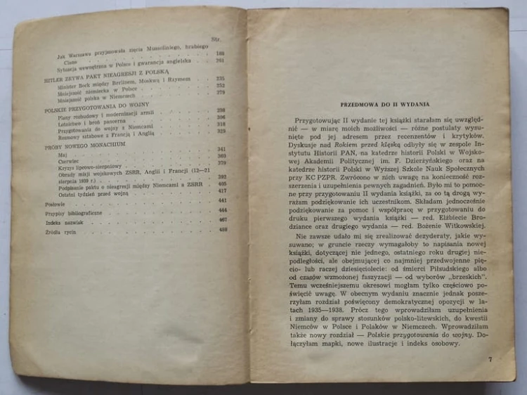 STARA KSIĄŻKA ROK PRZED KLĘSKĄ M. TURLEJSKA 1962