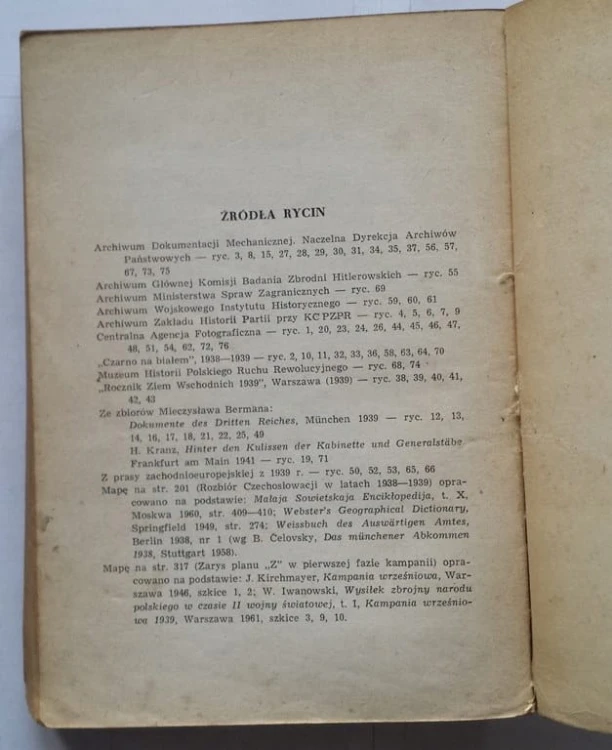 STARA KSIĄŻKA ROK PRZED KLĘSKĄ M. TURLEJSKA 1962