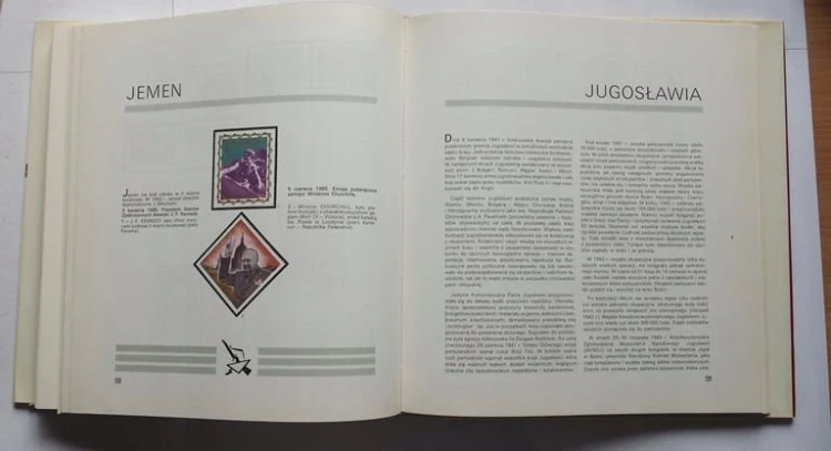 STARA KSIĄŻKA NA FRONTACH ANTYHITLEROWSKIEJ WOJNY, ALBUM ZNACZKÓW 1972