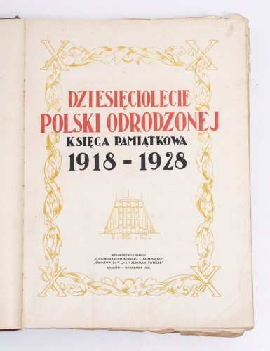 STARA KSIĄŻKA 50-LECIE POLSKI ODRODZONEJ 1928