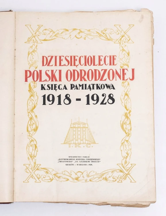 STARA KSIĄŻKA 50-LECIE POLSKI ODRODZONEJ 1928