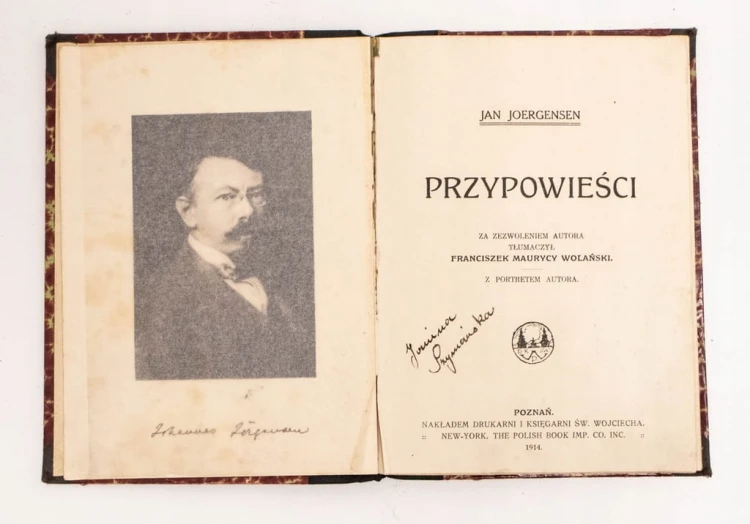 STARA KSIĄŻKA PRZYPOWIEŚĆ - JOERGENSEN POZNAŃ 1914