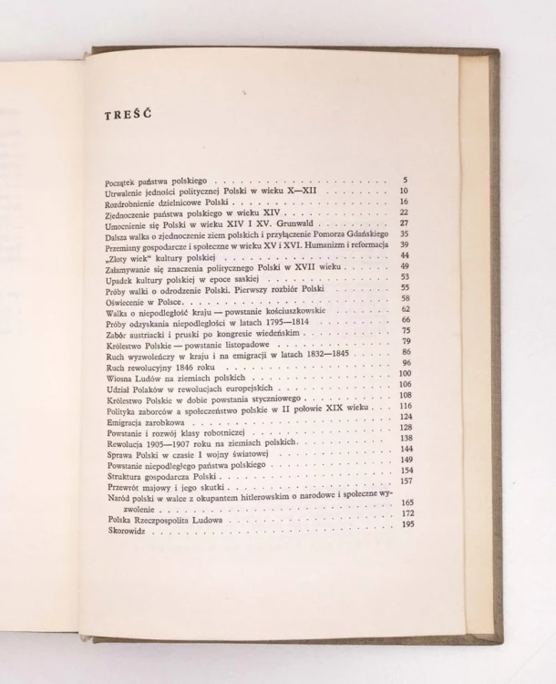 STARA KSIĄŻKA ZARYS HISTORII POLSKI 1962