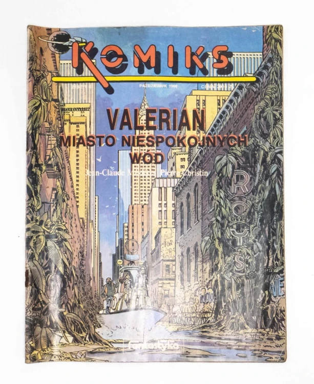 KOMIKS VALERIAN MIASTO NIEPOSKOJNYCH WÓD 1990