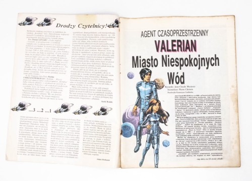 KOMIKS VALERIAN MIASTO NIEPOSKOJNYCH WÓD 1990