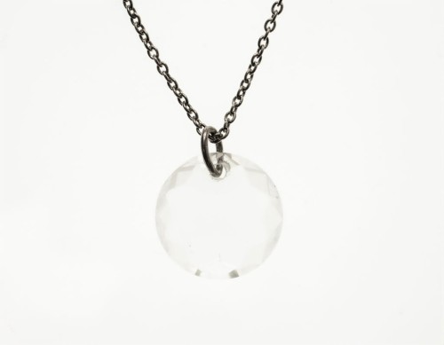 STARY SREBRNY WISIOREK Z KAMIENIEM 925