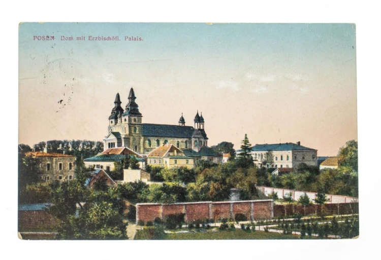 POZNAŃ - KATEDRA, PANORAMA 1915