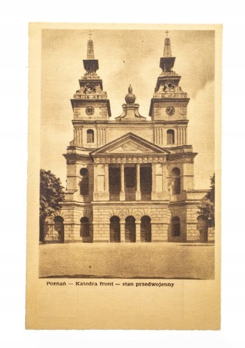 POZNAŃ - KATEDRA, STAN PRZEDWOJENNY l. 40