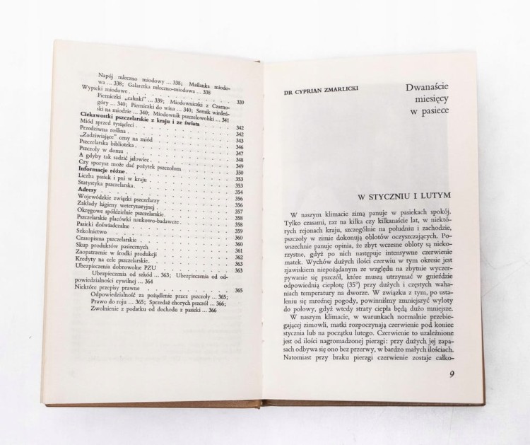 STARA KSIĄŻKA KALENDARZ PSZCZELARSKI 1974