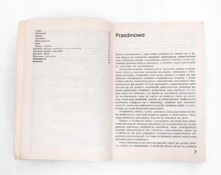 STARA KSIĄŻKA CHOROBY I SZKODNIKI PSZCZÓŁ 1987