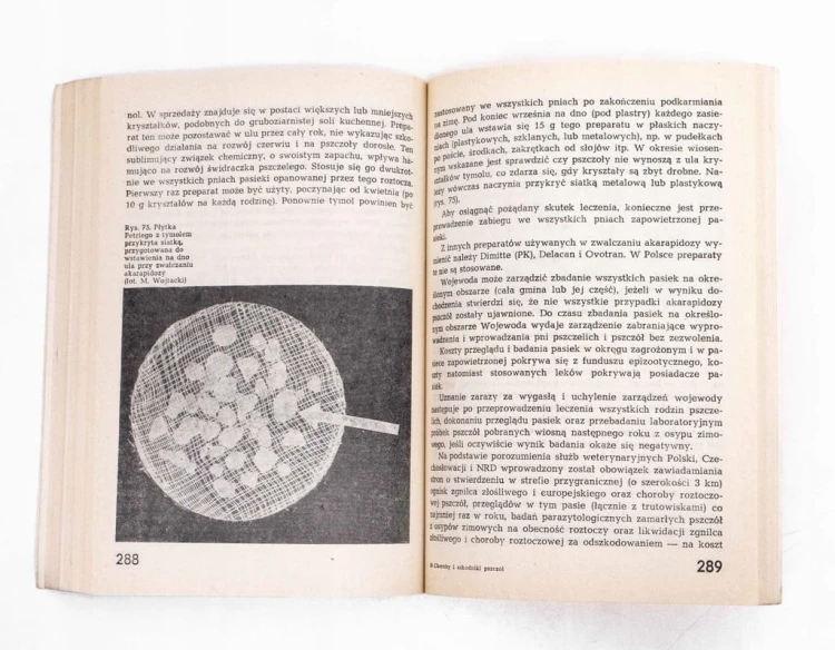 STARA KSIĄŻKA CHOROBY I SZKODNIKI PSZCZÓŁ 1987