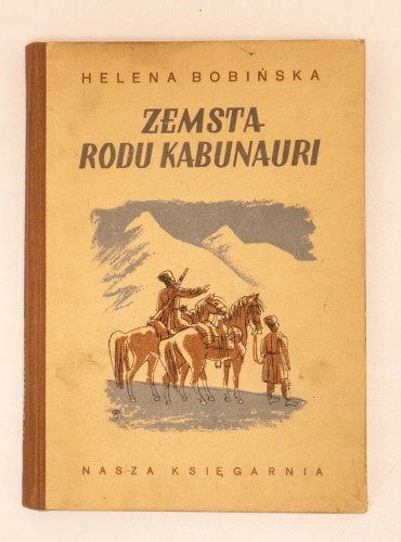 STARA KSIĄŻKA ZEMSTA RODU KABUNAURI 1954