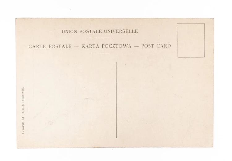 STARA POCZTÓWKA - SZWOLEŻER POLSKI, pocz. XX w.