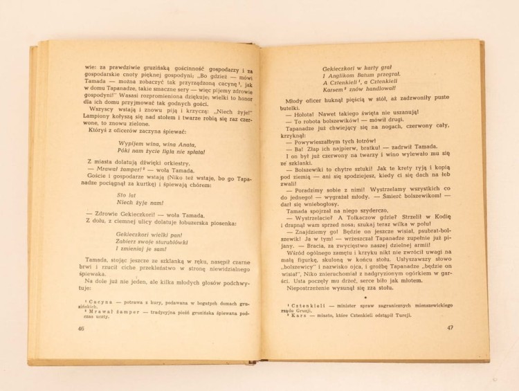 STARA KSIĄŻKA ZEMSTA RODU KABUNAURI 1954