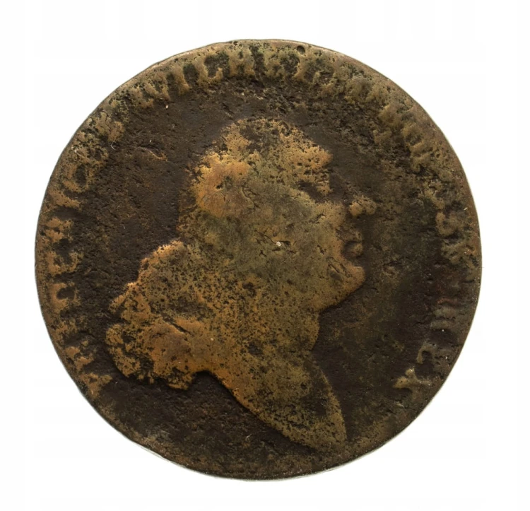 Fryderyk Wilhelm II 1786-97,Trojak, 1797/B WROCŁAW