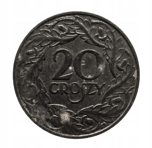 20 groszy 1923, Warszawa, cynk