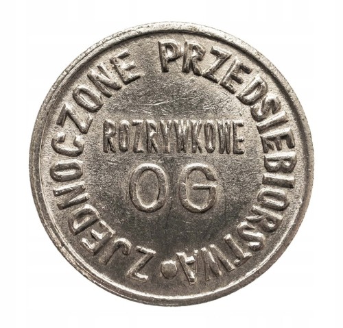 Żeton Zjednoczone Przedsiębiorstwa Rozrywkowe OG
