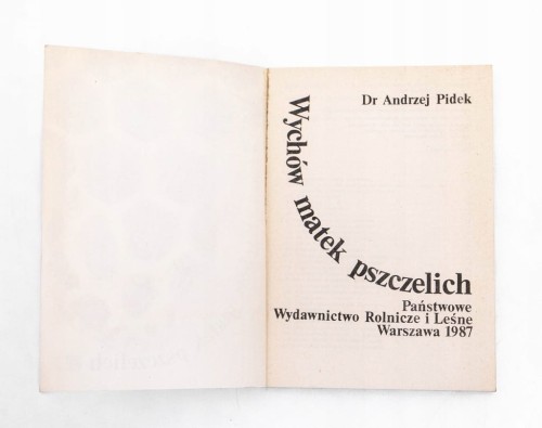 STARA KSIĄŻKA WYCHÓW MATEK PSZCZELICH 1987