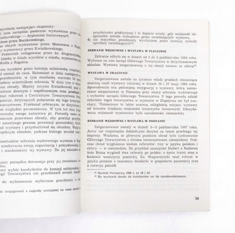 STARA KSIĄŻKA DZIAŁALNOŚĆ ORGANIZACJI PSZCZELARSKICH W WIELKOPOLSCE 1987
