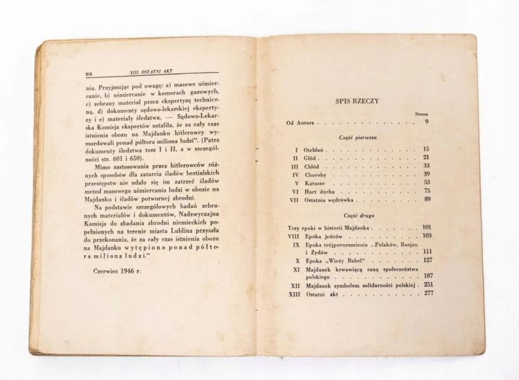 STARA KSIĄŻKA PIEKŁO XX WIEKU 1946