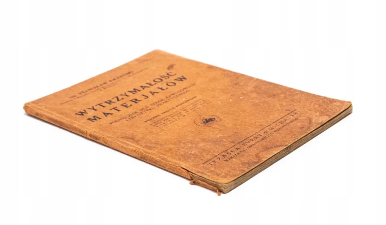 STARA KSIĄŻKA WYTRZYMAŁOŚĆ MATERIAŁÓW 1930
