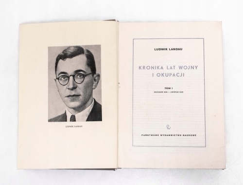 STARA KSIĄŻKA KRONIKA LAT WOJNY I OKUPACJI TOM I 1962