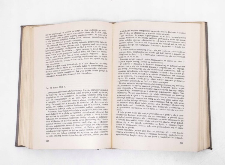 STARA KSIĄŻKA KRONIKA LAT WOJNY I OKUPACJI TOM I 1962