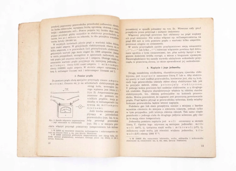 STARA KSIĄŻKA ELEKTROTECHNIKA ELEMENTARNA 1954