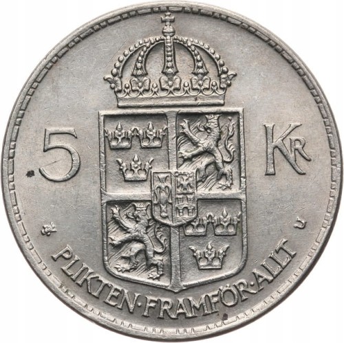 SZWECJA 5 KORON 1972 ROK st.2-