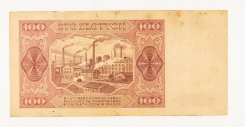 100 ZŁOTYCH 1948 ROK s. DC st.3