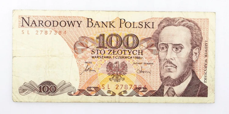 100 ZŁOTYCH 1986 ROK s. SL st. 3