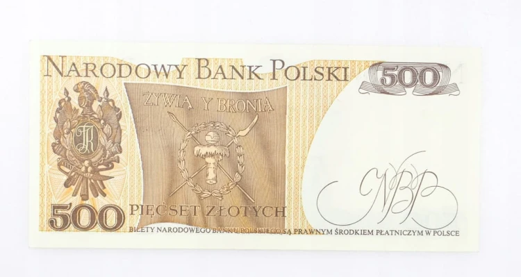 500 ZŁOTYCH 1982 ROK s. GL st. 1