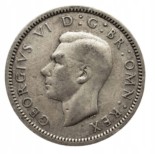 ANGLIA 6 PENCE 1944 ROK JERZY VI st.3