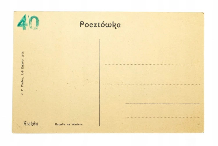 KRAKÓW - KATEDRA NA WAWELU 1908