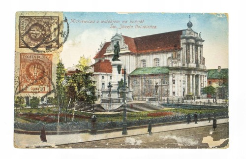 WARSZAWA - KOŚCIÓŁ ŚW. JÓZEFA OBLUBIEŃCA 1925