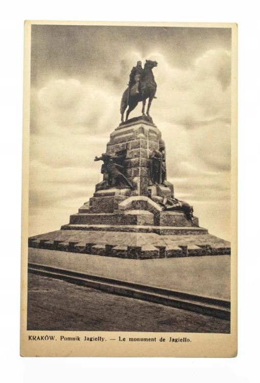 KRAKÓW - POMNIK JAGIEŁŁY 1938